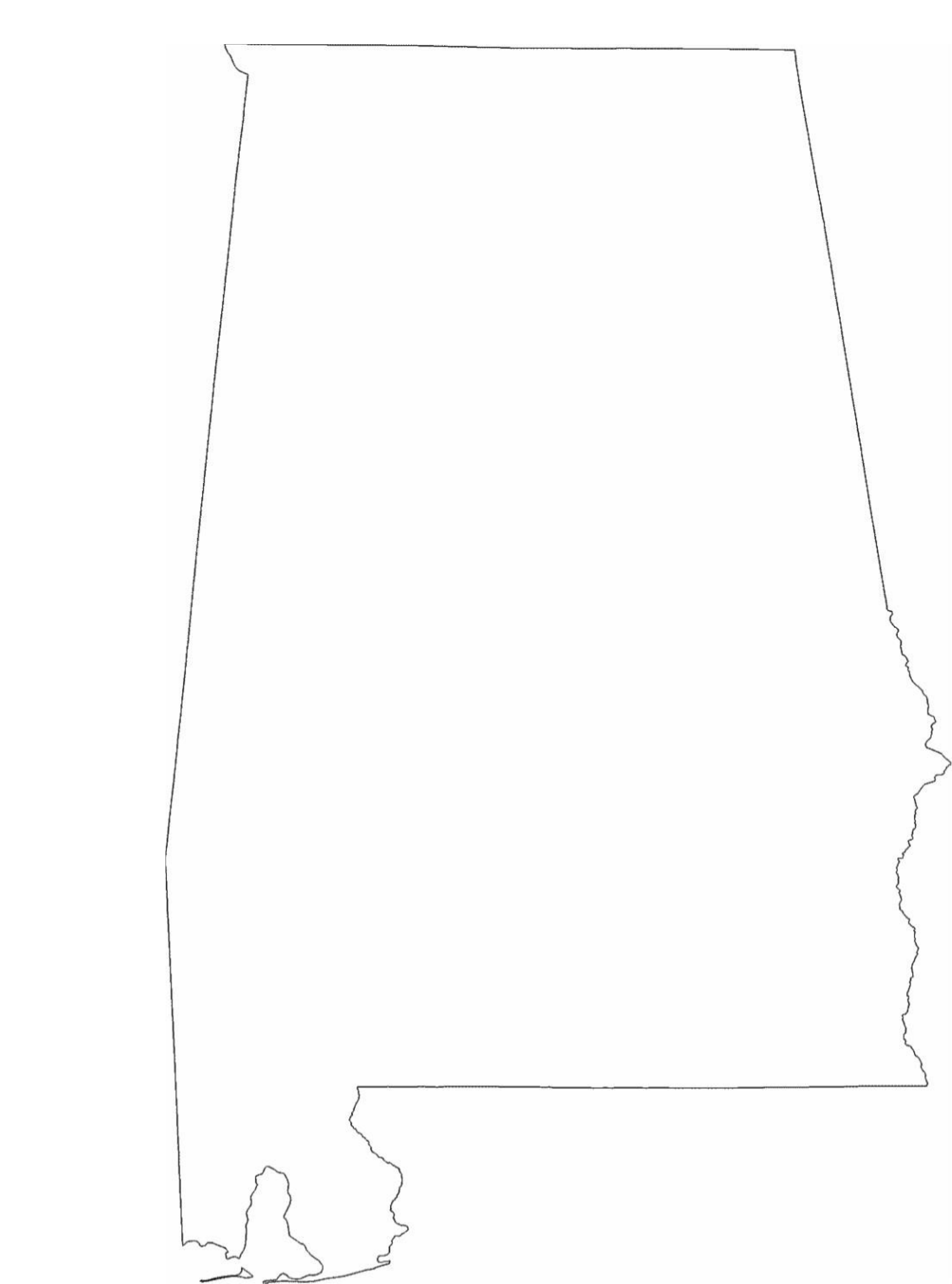 Alabama Outline Png Clip Art Library