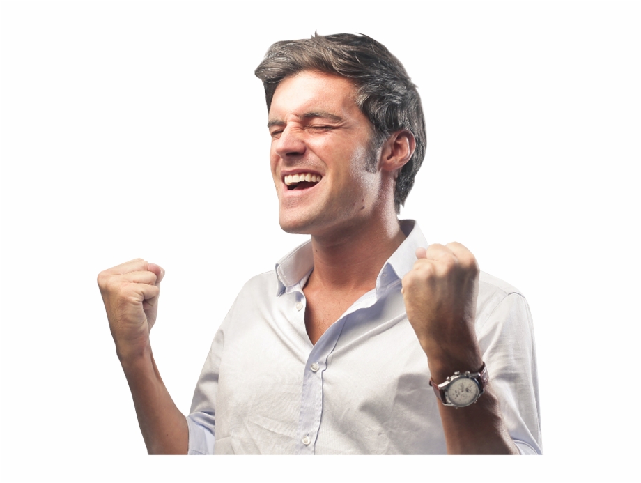 Excited With Clenched Excited People No Background Clip Art Library