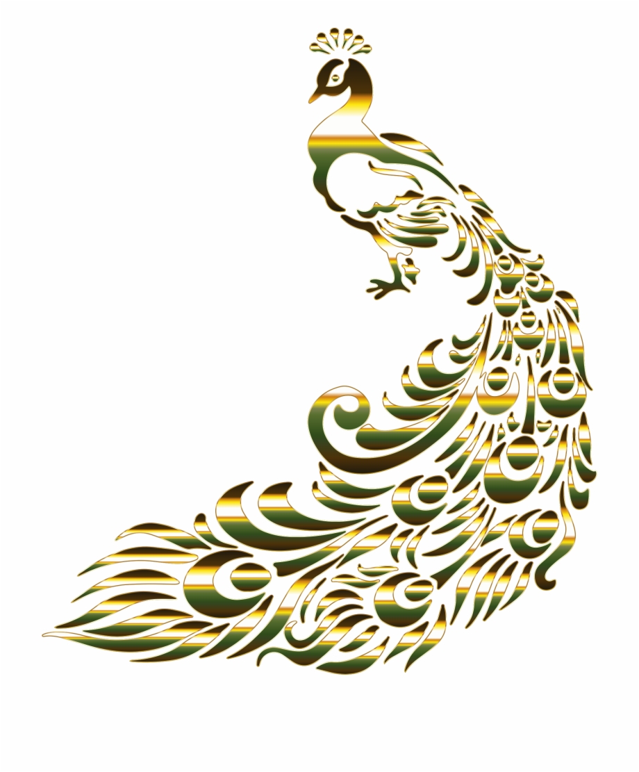 Rainbow Clipart Peacock Peacock Black And White Png