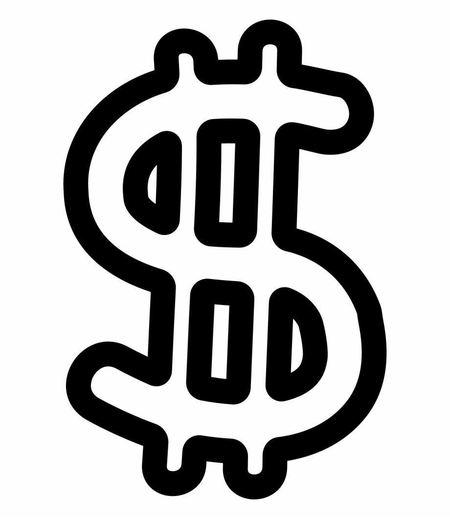 Money Symbol Hand Drawn Outline Comments Money Outline