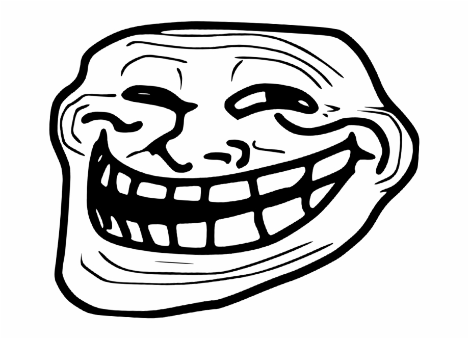 Meme , crying troll face illustration transparent background PNG