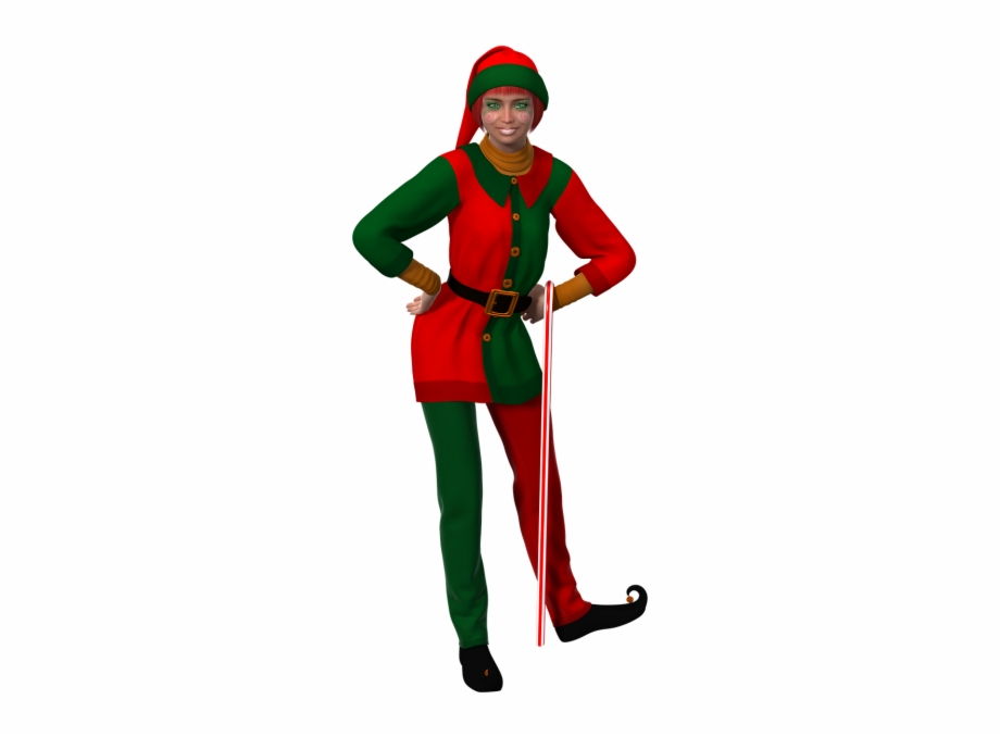 Woman Female Christmas Elf