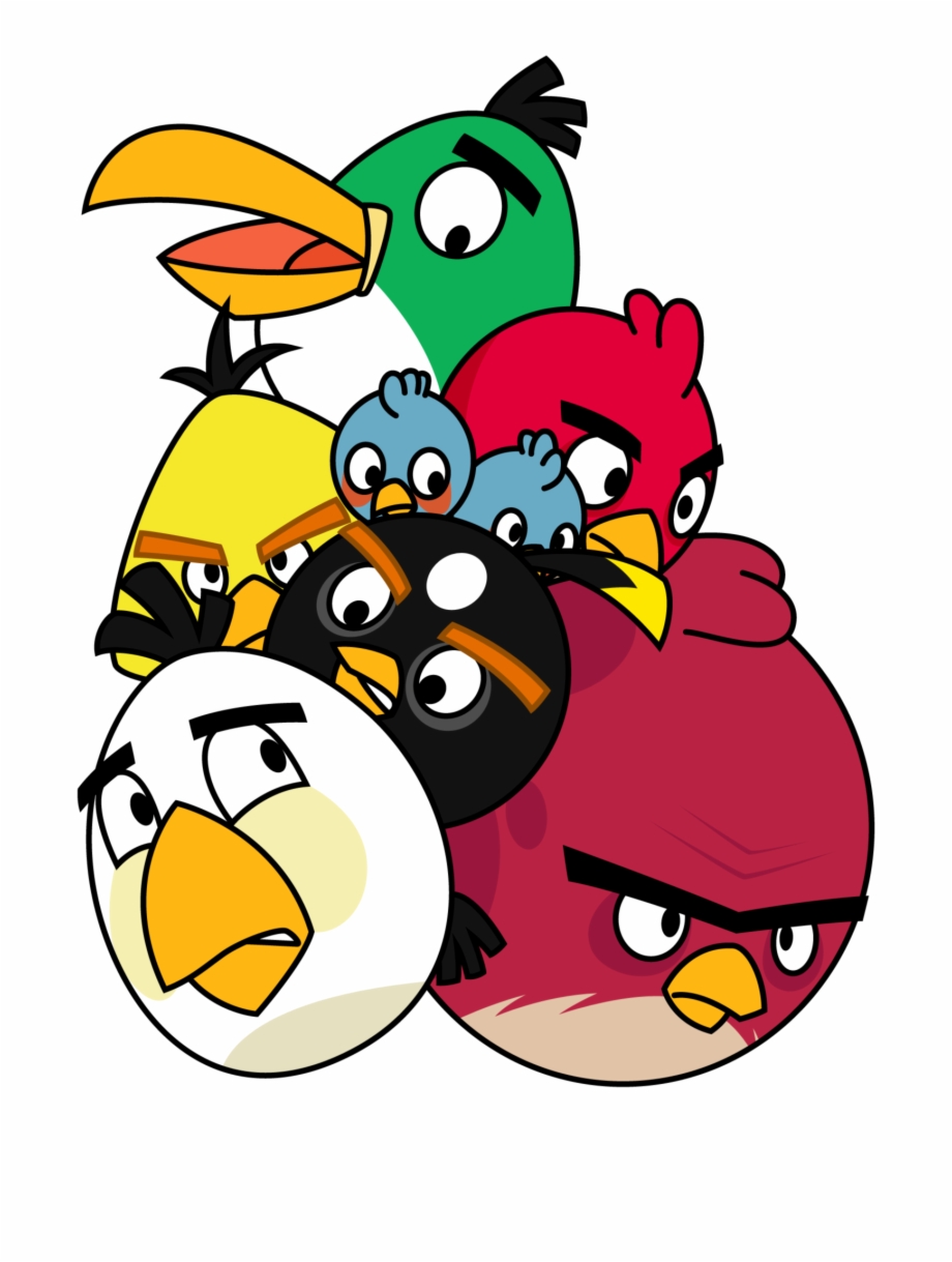 Pile Of Angry Birds By Gav Imp Angry