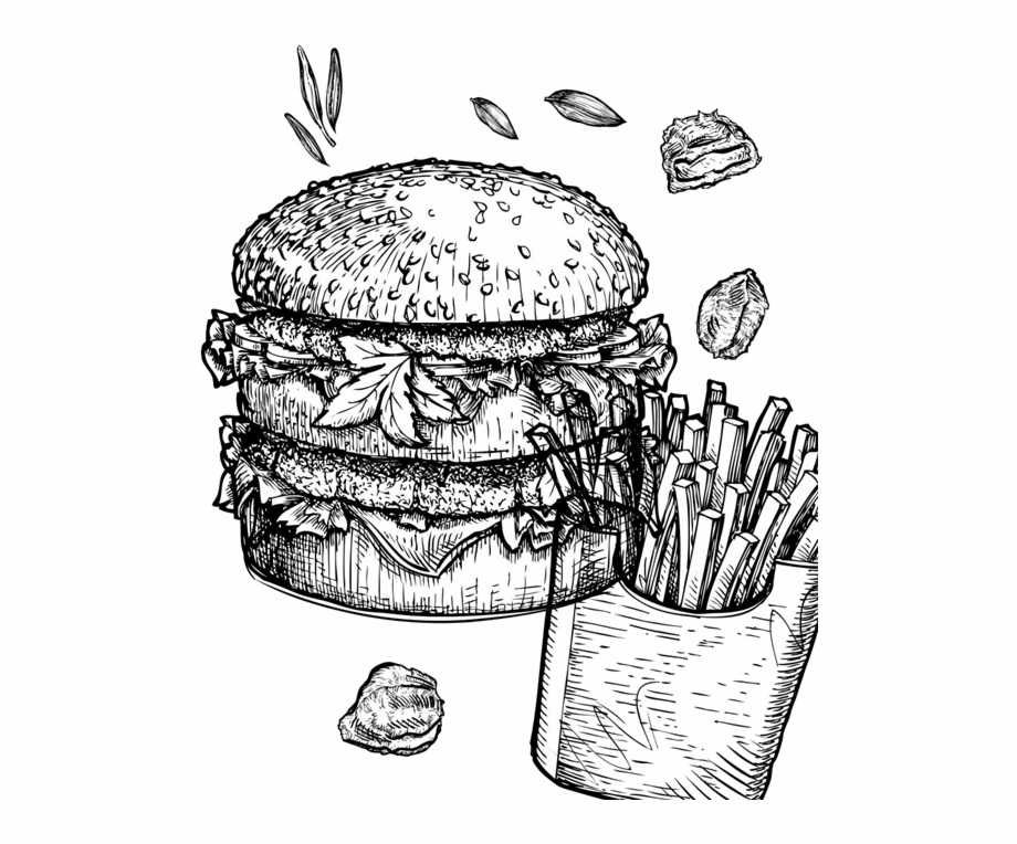 Food sketch png images | PNGEgg