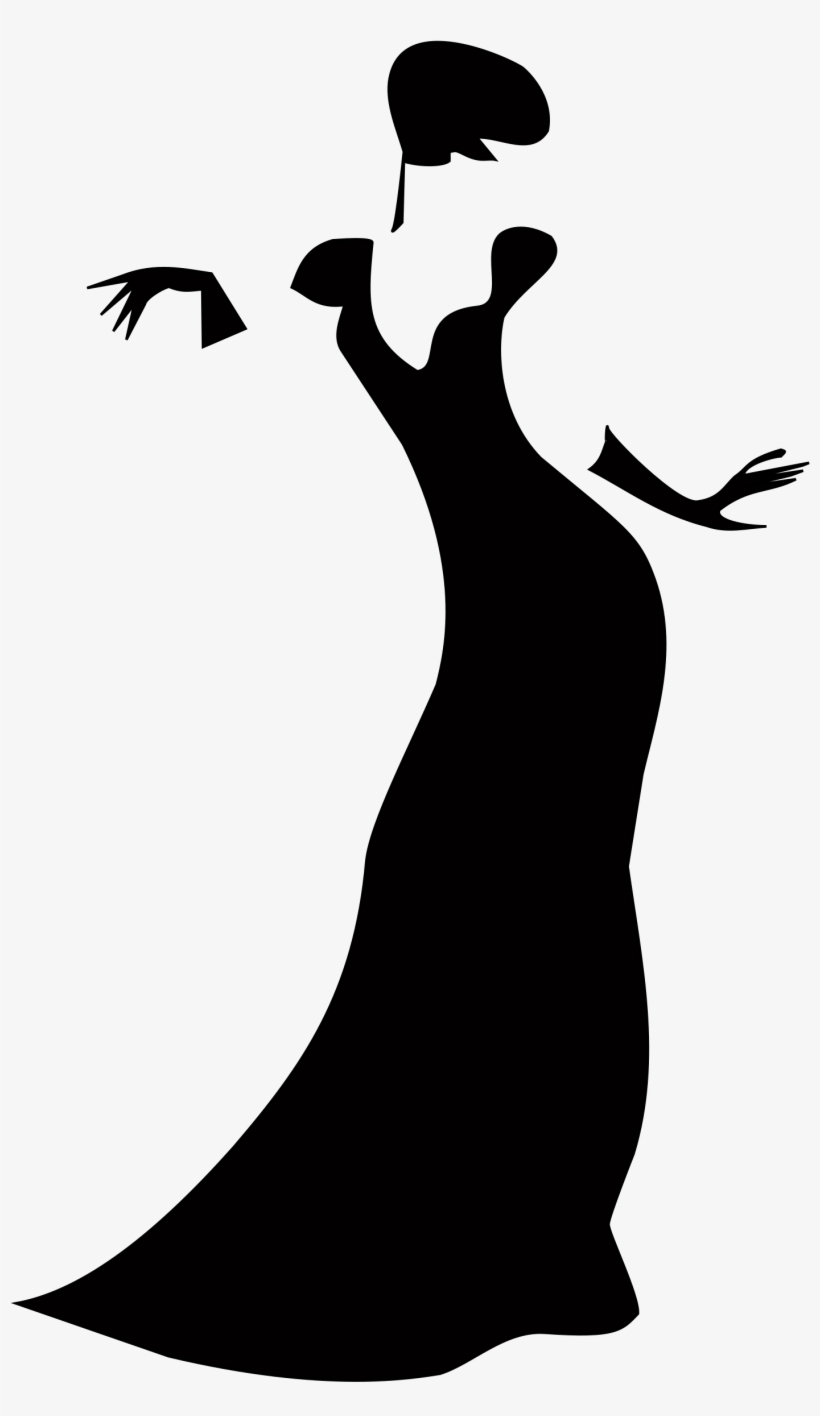 Woman In Dress Silhouette Png