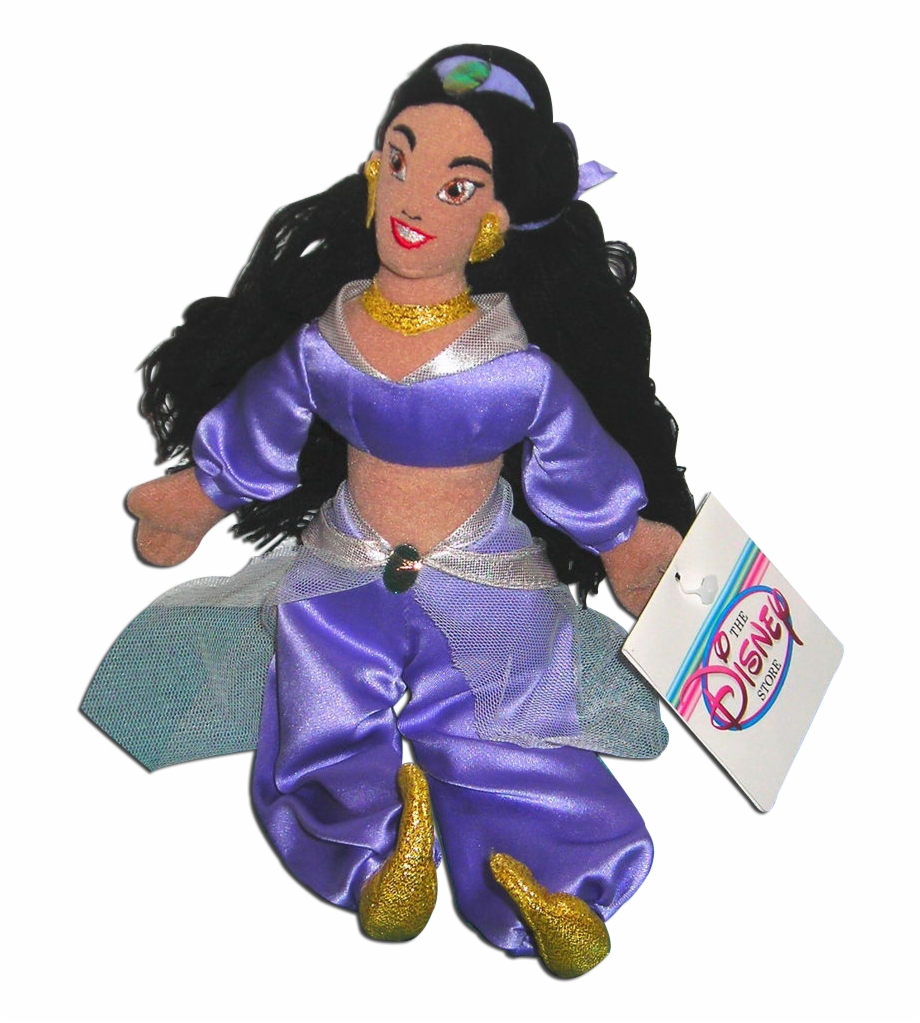 Disney Store Bean Bag Aladdins Princess Jasmine Plush