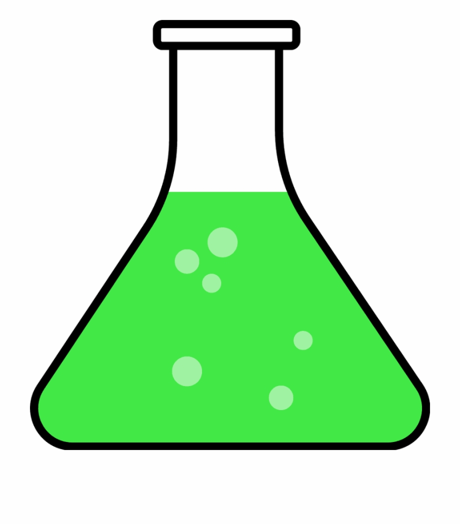 Erlenmeyer Science Flask Clipart