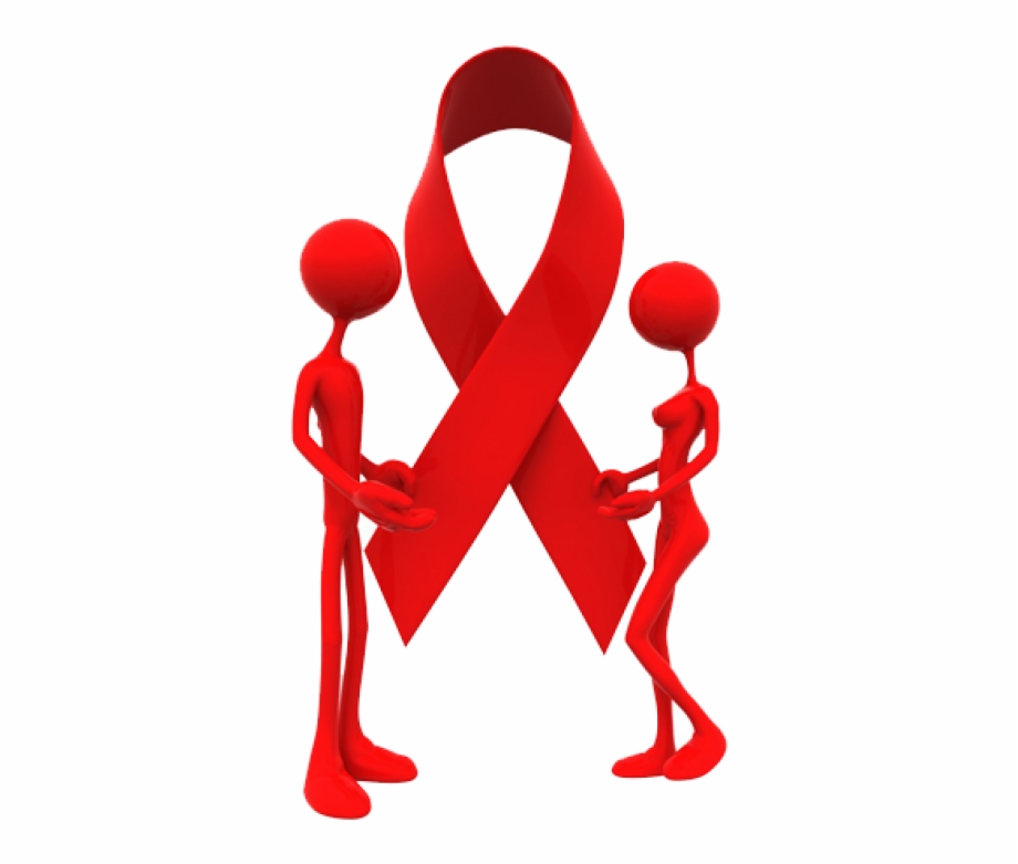 Hiv Red Ribbon Hiv Aids Logo