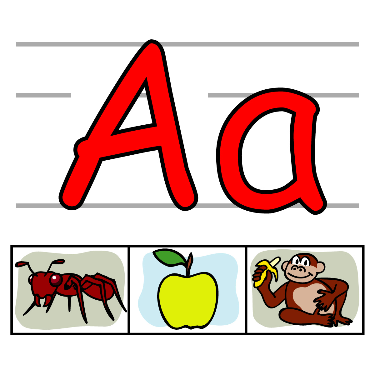 Alphabet Clipart - Free Printable Images for Learning and Decorative ...