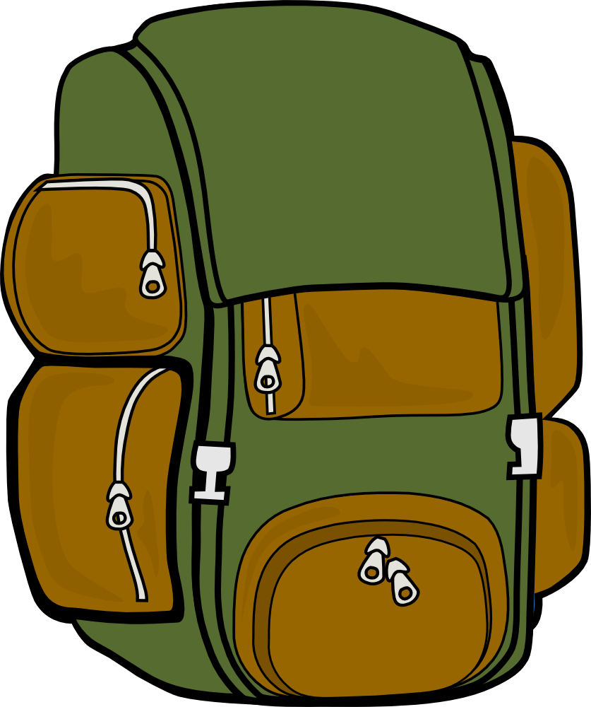 Backpack set clipart design illustration 9384957 PNG
