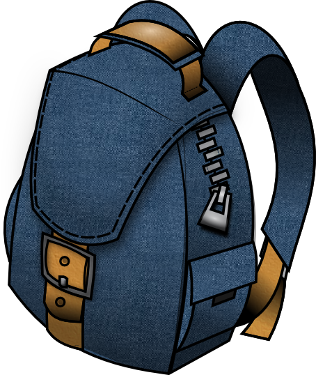 clip art backpack - Clip Art Library