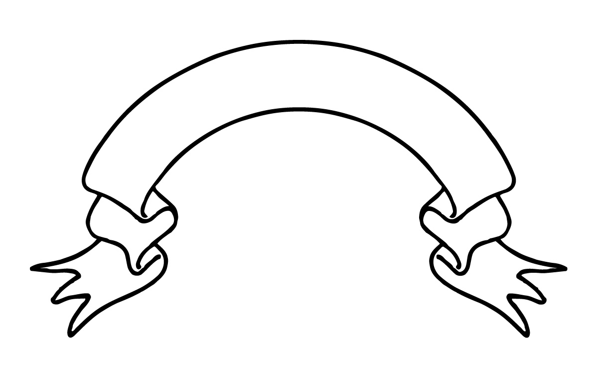 Black banner clipart free clipart images 2