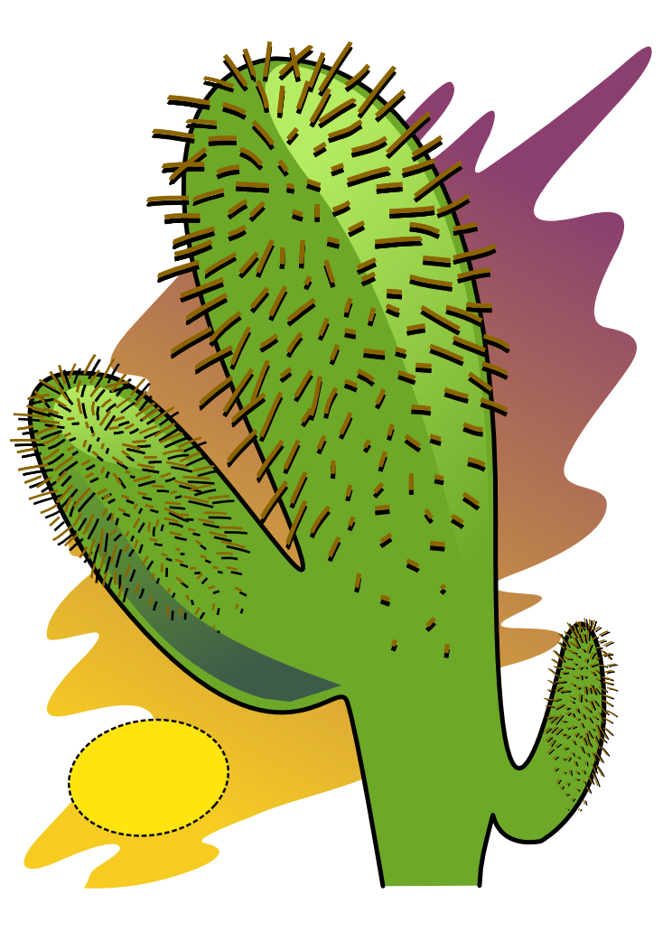 clipart of cactus - Clip Art Library