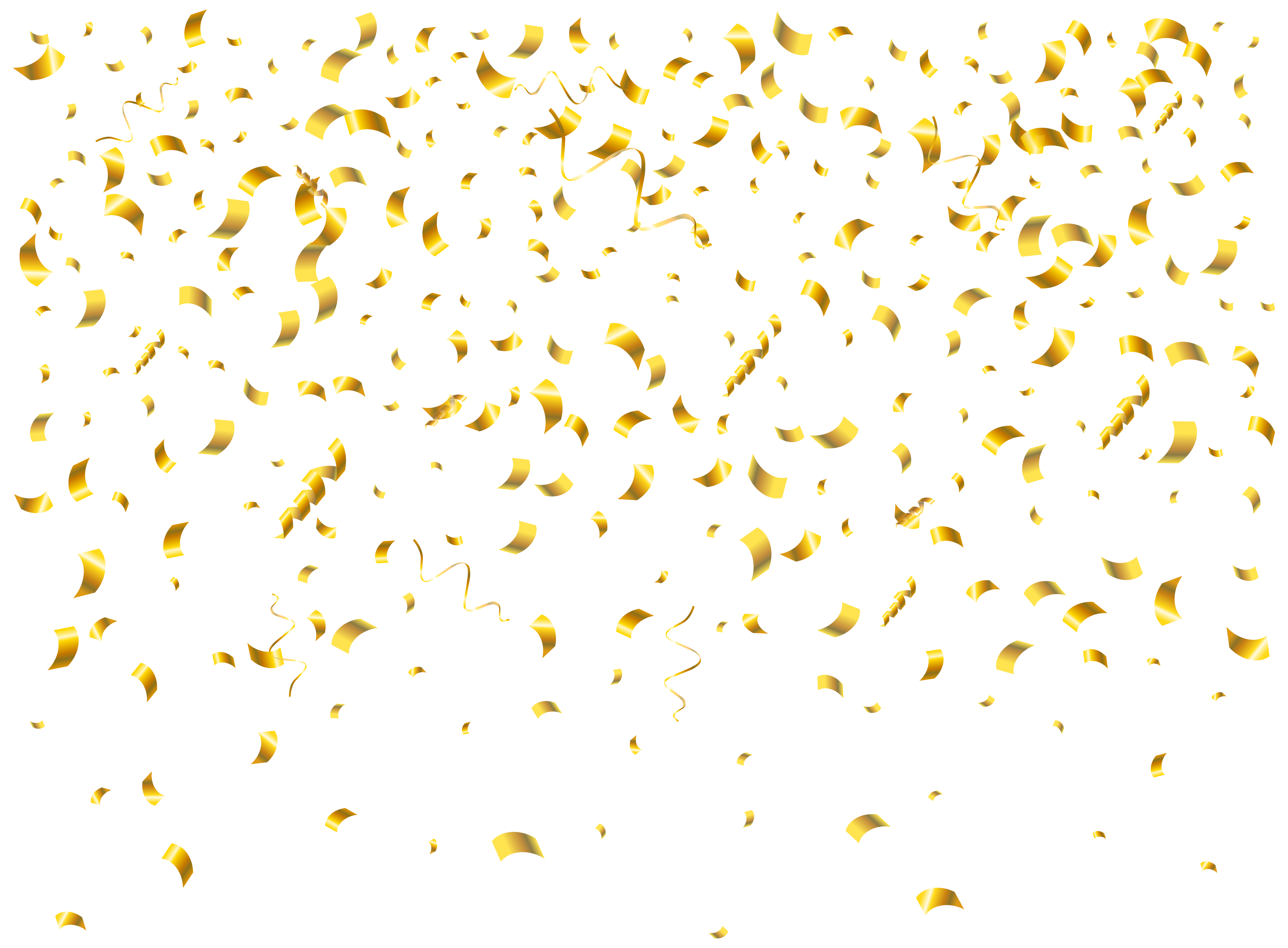gold confetti clip art