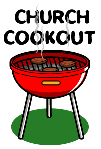 cookout clipart black and white