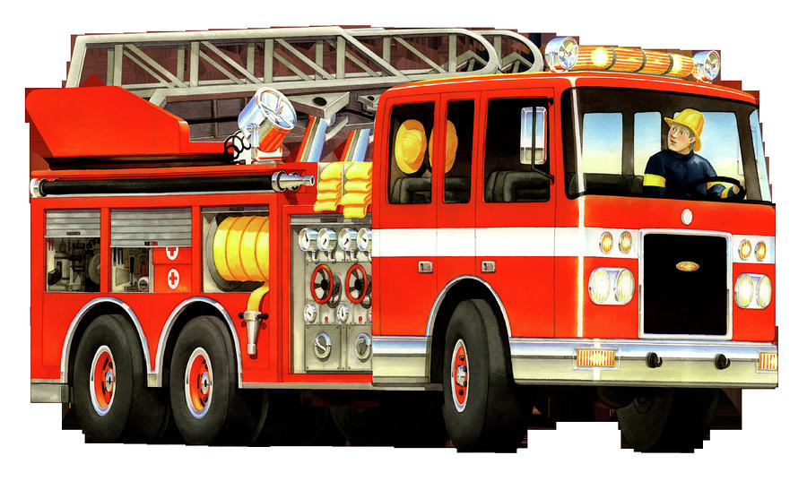 Firetruck Fireman Clipart Clip Art Library