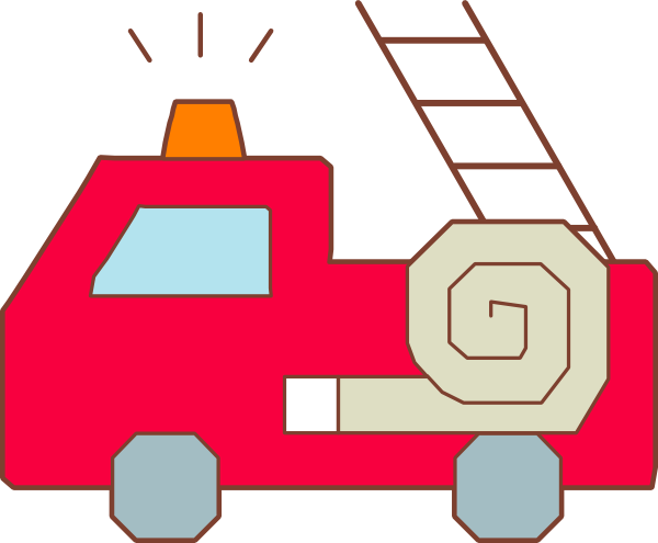 draw a simple fire truck - Clip Art Library