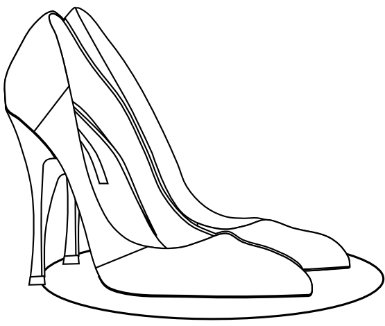 Feminine Heel Shoe Png - Women Shoes Png Icon, Transparent Png - vhv