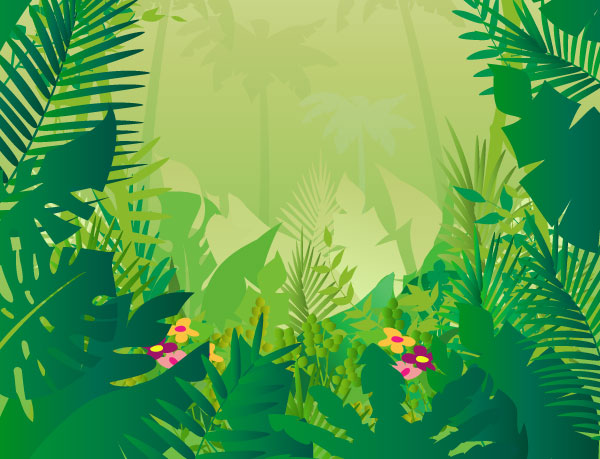 Clipart Jungle Background Clip Art Library 5302