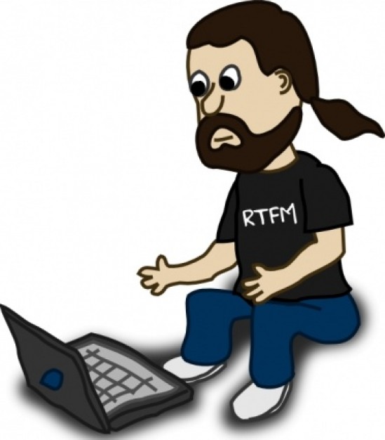 man on laptop cartoon - Clip Art Library