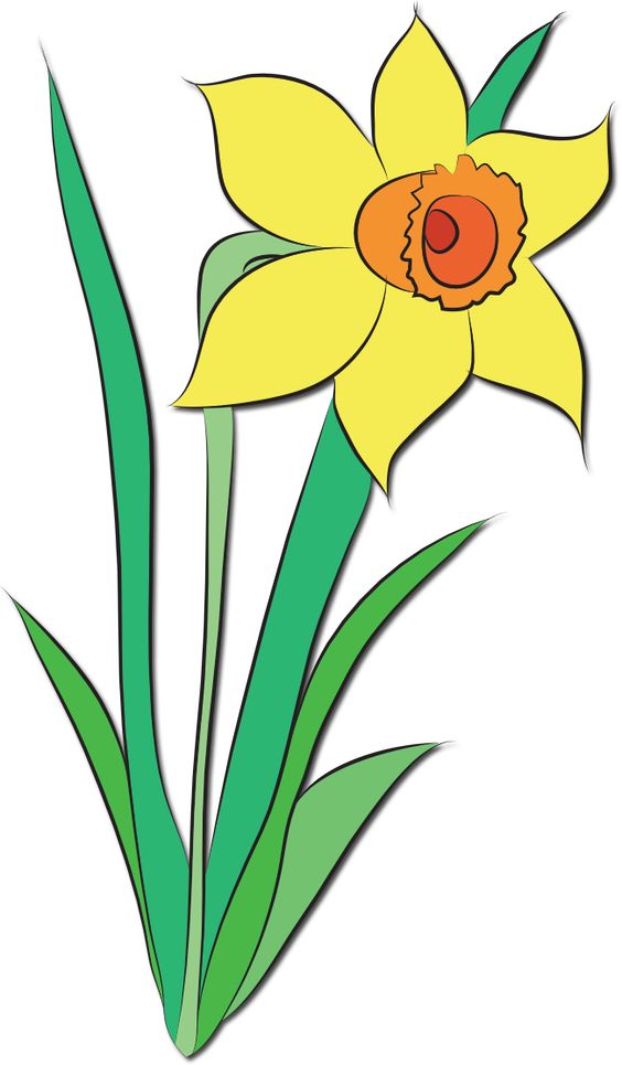 clip art april flower - Clip Art Library