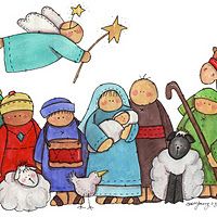 Nativity on nativity scenes bethlehem and clip art