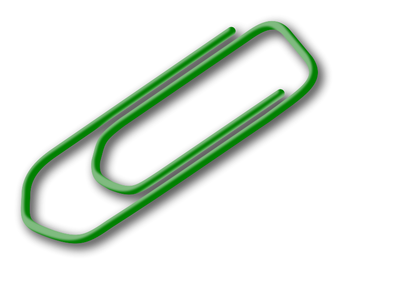 paper clip no background - Clip Art Library