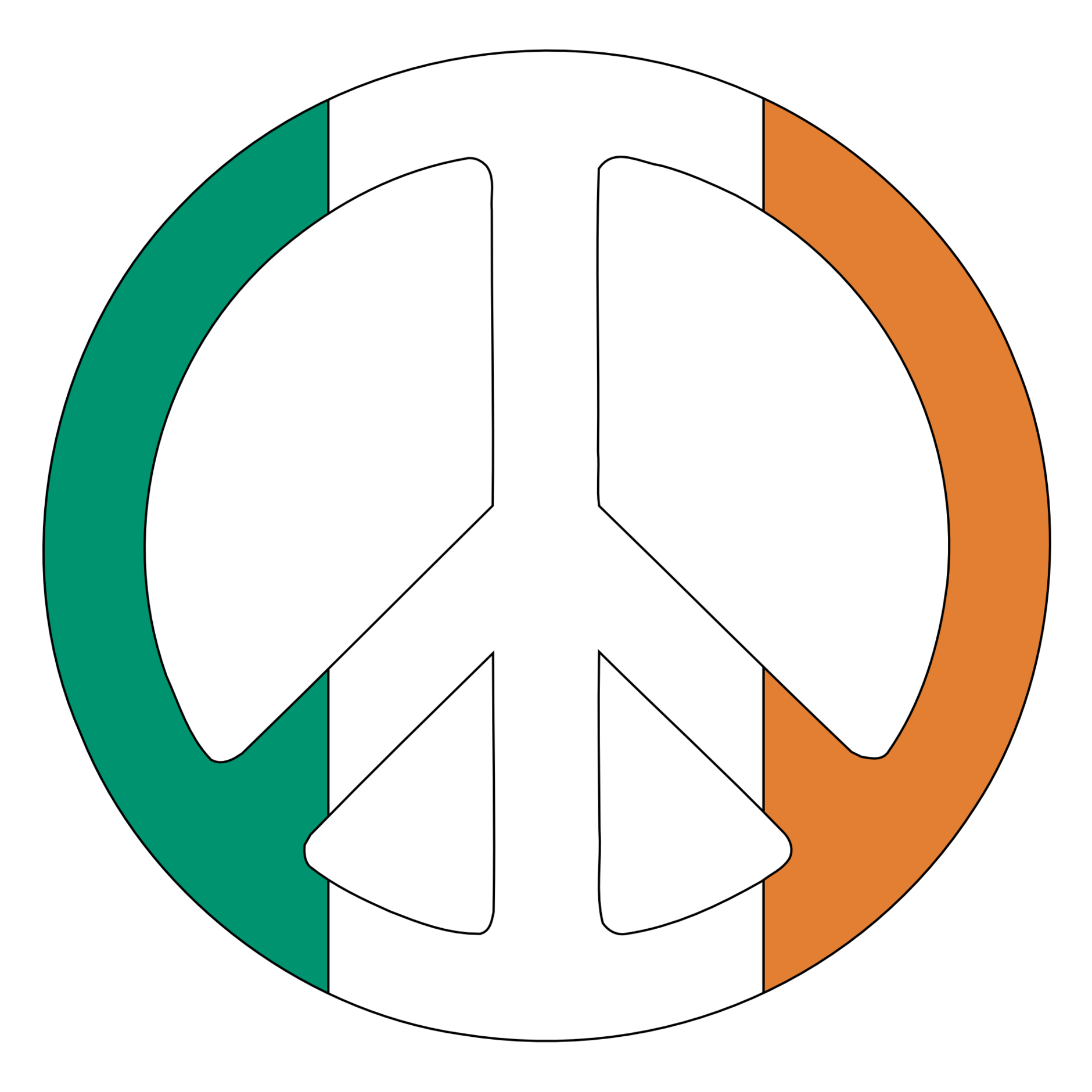 peace sign - Clip Art Library