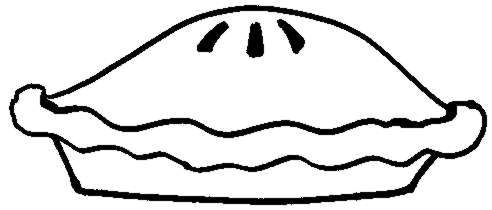 Pie clipart black and white free clipart images