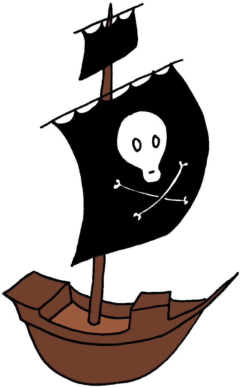 Pirate ship clipart kid 5