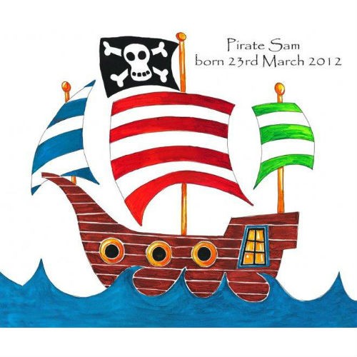4 images of pirate ship clip art free printable
