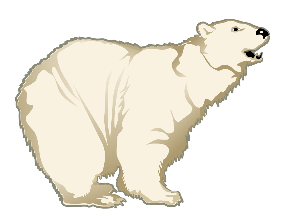 Polar bear free to use clip art 2