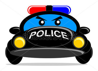 cartoon character police car - Clip Art Library