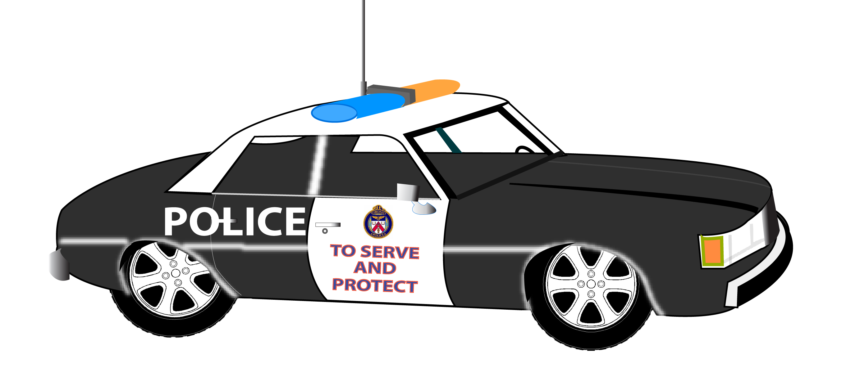 Cartoon Transparent Police Car Png Clip Art Library