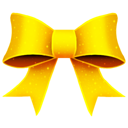 Yellow ribbon clip art free christmas yellow ribbon icon