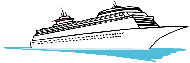 Details 87+ sketch of cruise ship best - in.eteachers