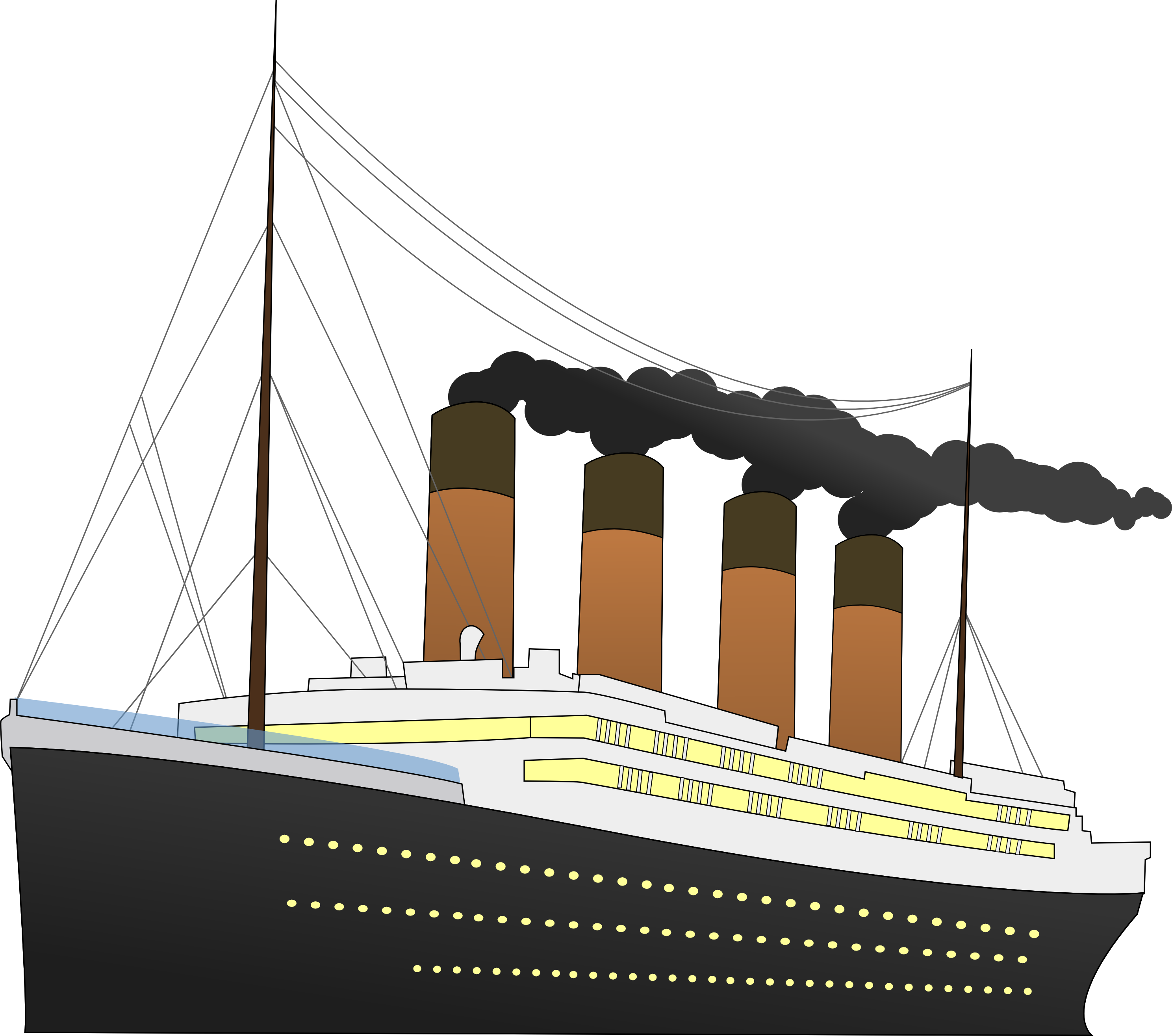 R.M.S. Titanic: from a drawing to a sinking