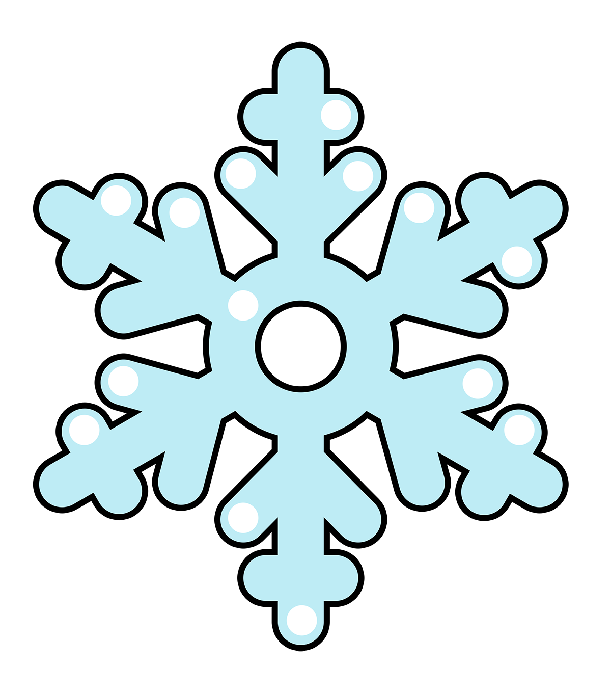 Snowflakes free to use clip art