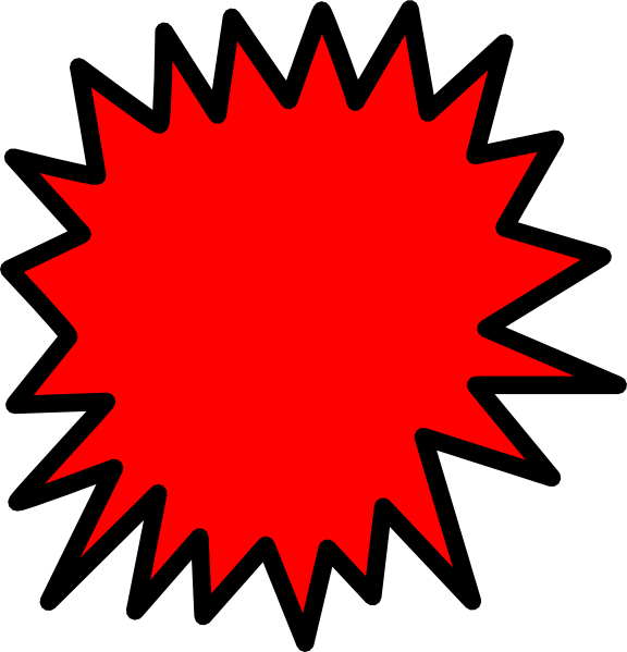 Cliparts red starburst clipart kid 6