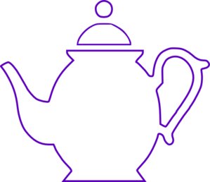 Teapot teacup clipart black and white free images