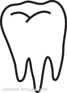 Tooth teeth clipart black and white free clipart images