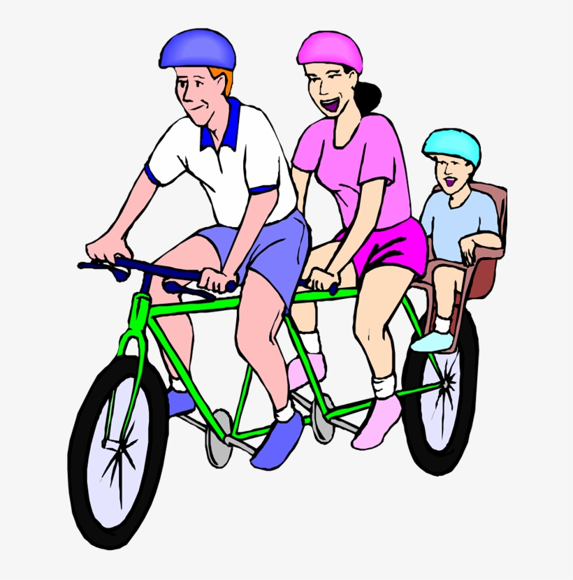 Bicycle Clipart Family - Clip Art Transparent PNG - Free 
