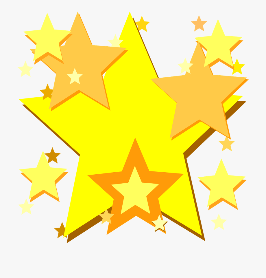 yellow stars clipart - Clip Art Library