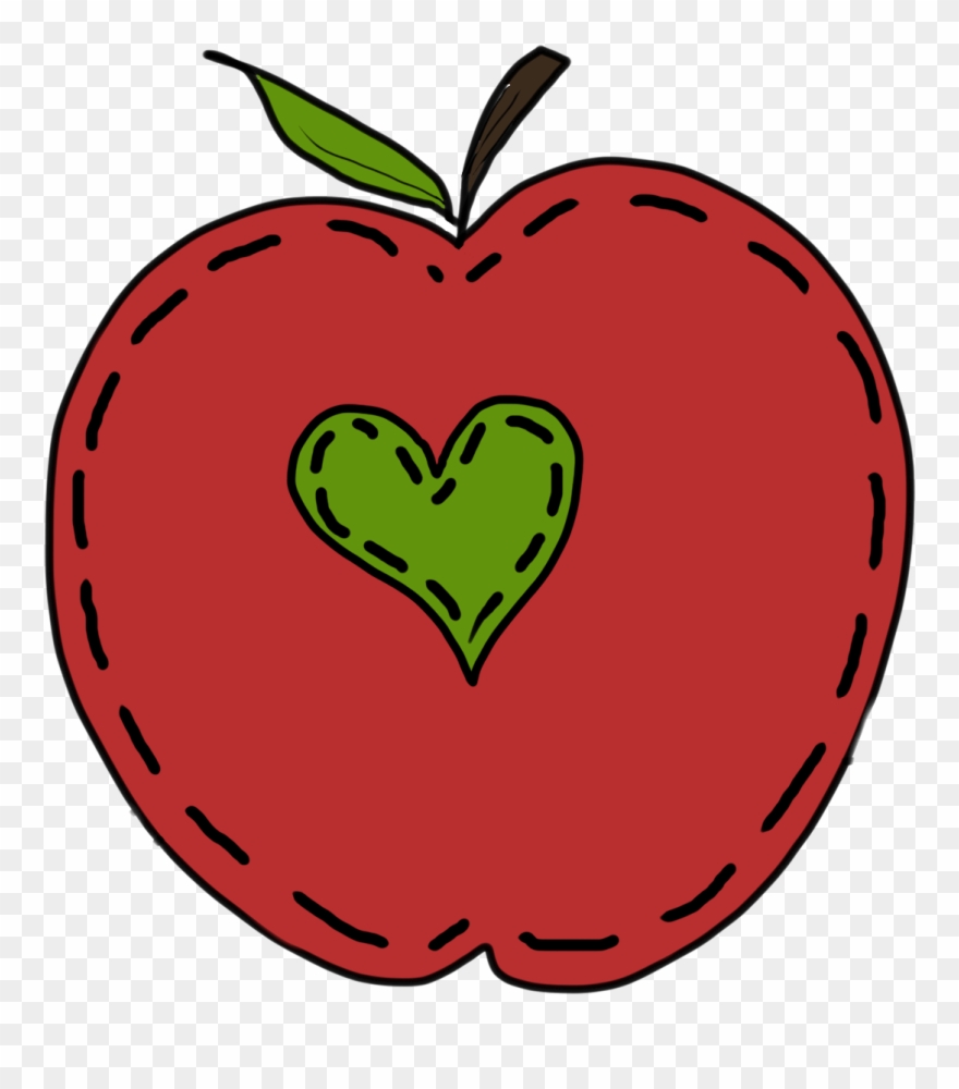 teacher heart cliparts