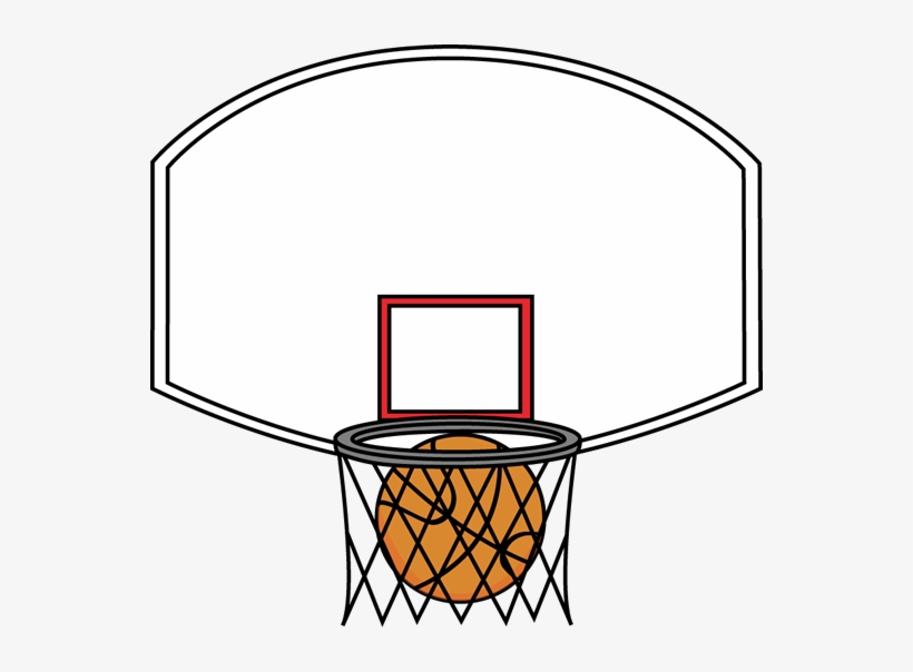 Printable Basketball Backboard Template