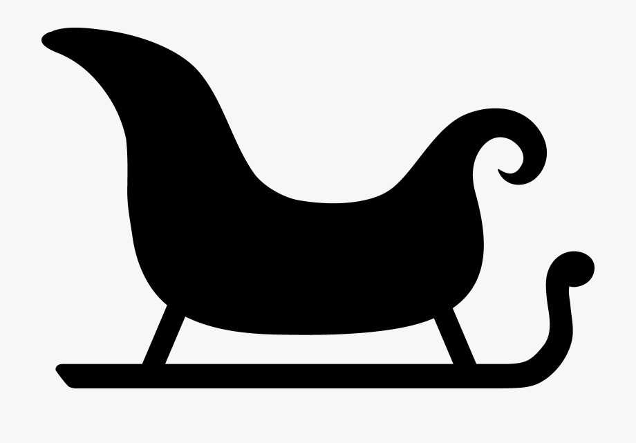 silhouette of a sleigh - Clip Art Library