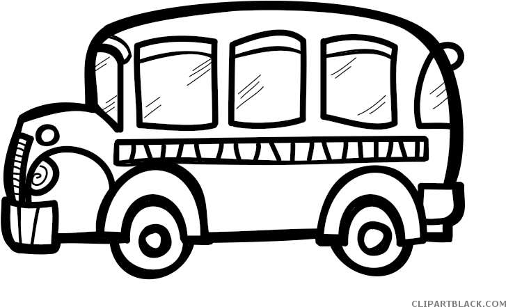 school bus clip art free black and white