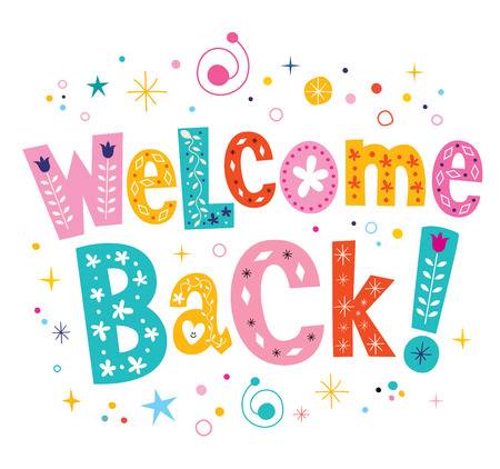 welcome back - Clip Art Library