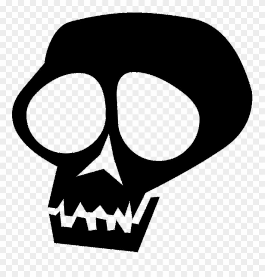 cartoon skull cliparts