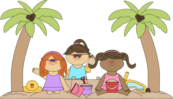 june beach cliparts